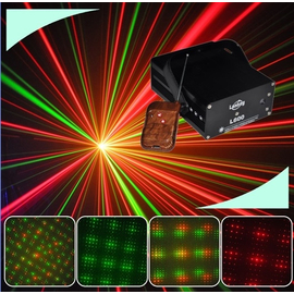Лазер LanLing L600RG Mini Twinkling 100mW RGY Light with Remote Control