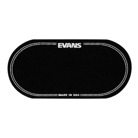 Кик пэд для бас-барабана EVANS EQPB2 EQ PATCH BLACK DOUBLE