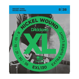 Струны для электрогитары D`ADDARIO EXL130 XL EXTRA SUPER LIGHT (08-38)