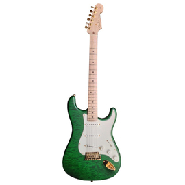 Электрогитара FENDER CUSTOM DELUXE STRATOCASTER QMT MN EGR 923-5000-148