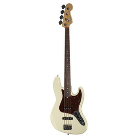 Бас-гитара FENDER AMERICAN STANDARD JAZZ BASS RW Olympic White 019-3700-705