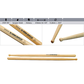 Барабанные палочки Rohema Rounded Tip Step 707