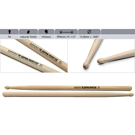 Барабанные палочки Rohema Natural 7A
