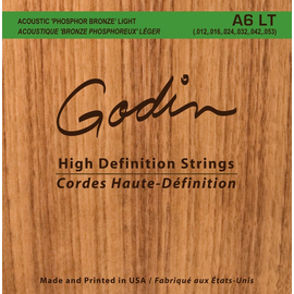 Струны GODIN 008995 A6 LT - Acoustic Guitar LT Phos Bronze