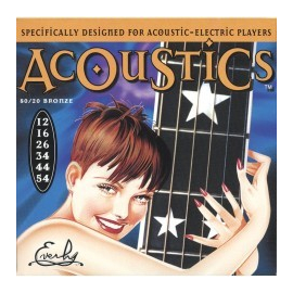 Струны для акустической гитары EVERLY ACOUSTICS  12-54
