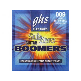 Струны для электрогитары GHS STRINGS SUB-ZERO™ BOOMERS SET CR-GBM