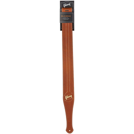 Ремень для гитары GIBSON GIBSON CLASSIC BROWN LEATHER STRAP WITH SEEDE BACK ASCL-BRN