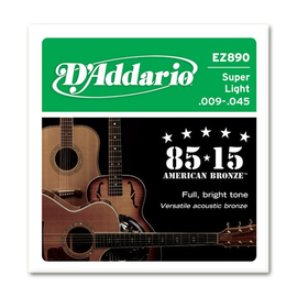 Струны для акустической гитары D`ADDARIO EZ890