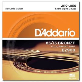 Струны для акустической гитары D`ADDARIO EZ900