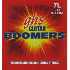 Струны для 7-струнной электргнитары GHS STRINGS 7 STRING BOOMERS GB7L