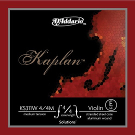 Струна E для смычковых инструментов D`ADDARIO KS311W 4/4M