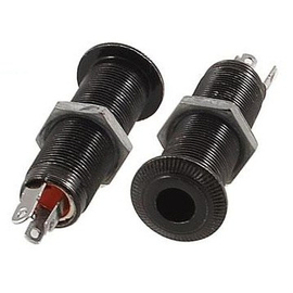 Модульный разъем под 1/4" Jack для гитары PAXPHIL LJ20 BK