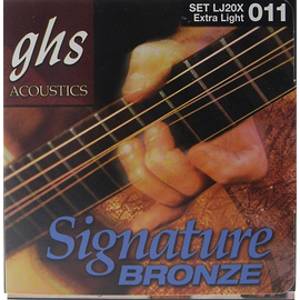 Струны для акустической гитары GHS LJ20X