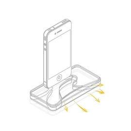 Звуковая подставка для iPhone K-Array ECODOCK24FR