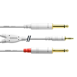 Кабель Y-адаптер CORDIAL CFY 1,5 WPP-SNOW