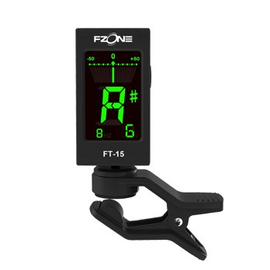 Тюнер прищепка, хроматический FZONE FT15 Black