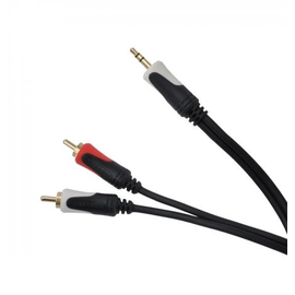 Готовый кабель 3.5 штек. stereo - 2RCA audio 3m Cabletech Basic Edition KPO3844-3