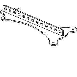 Пластина для формирования горизонтального кластера из 2-х акустических систем D.A.S. Audio AXA-CV15