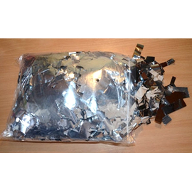Конфетти из фольги, нарезное-3, 1 кг, 1.5 x 5 см (металлик)