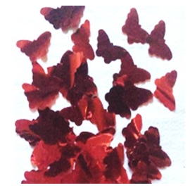 Конфетти из фольги J-77B "бабочка", 1 кг