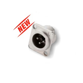 Разъем Roxtone RX074M XLR male (папа) панельный