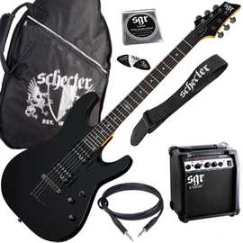 Электрогитарный набор SCHECTER SGR SUNSET GUITAR PACK BLK