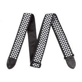 Гитарный ремень FENDER 2' NYLON CHECKER BOARD STRAP BLACK/WHITE 990615002