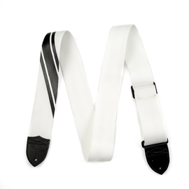 Гитарный ремень FENDER STRAP COMPETITION STRIPE WHITE AND BLACK 990608002