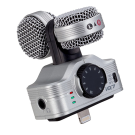 Портативный внешний стерео микрофон Zoom iQ7