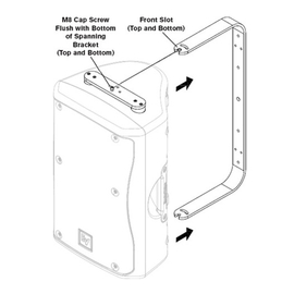 Кронштейн для настенного крепления акустической системы Electro-Voice MB3-W