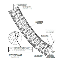 ​Нижняя рама линейного массива Electro-Voice XLC BGK
