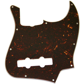 Пикгард для бас-гитар FENDER PICKGUARD '60s JAZZ BASS MEXICO REISSUE 10 HOLE MOUNTING TORTOISE SHELL 58360002