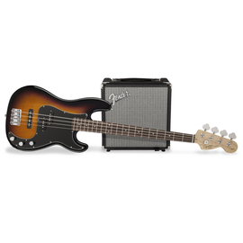 Набор для начинающих бас-гитаристов FENDER SQUIER PJ BASS PACK BROWN SUNBURST