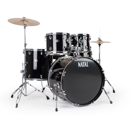 Ударная установка NATAL DRUMS DNA US FUSION DRUM KIT BLACK HARDWARE PACK