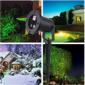 Лазер водонепроницаемый 11P08 Red + Green moving firefly garden laser