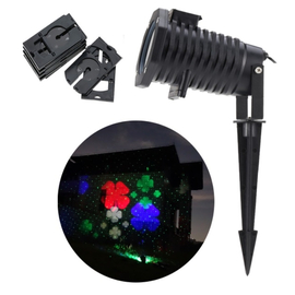 Лазер водонепроницаемый 13P02 Red + Green moving firefly garden laser + LED