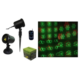 Лазер водонепроницаемый X-Laser X-34P-2-D RG moving laser 8 Christmas с ДУ