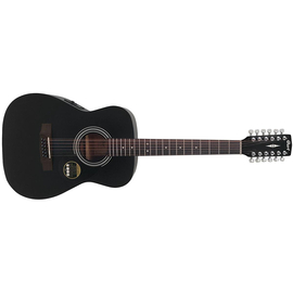 Электроакустическая гитара Cort AF510-12E BKS