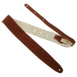 ​Кожаный ремень для гитары FENDER BALL GLOVE LEATHER STRAP BROWN