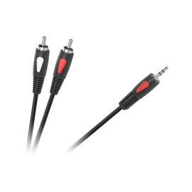 Готовый кабель Jack 3.5 - 2RCA 1 м Cabletech Eco-Line KPO4004-1