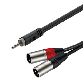 Готовый кабель Roxtone RAYC190L1, 2х1x0.14 кв. мм, вн. диаметр 4x8 мм, 1 м