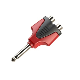 Переходник Roxtone RPAN335 6.3 mm jack mono male (папа) - 2xRCA female (мама)