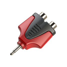 Переходник Roxtone RPAN355 3.5 mm jack mono male (папа) - 2xRCA female (мама)