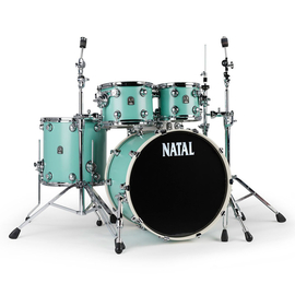 ​Ударная установка NATAL DRUMS CAFE RACER SEA FOAM GREEN