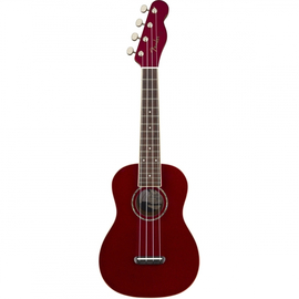 Укулеле FENDER UKULELE ZUMA CONCERT CANDY APPLE RED