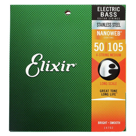 ​Набор струн для бас-гитары Elixir Bass SS NW 4 M 050
