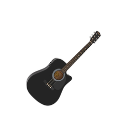 Электроакустическая гитара SQUIER by FENDER SA-105CE BLACK