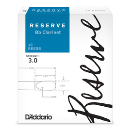 Трости для кларнета D`ADDARIO DCR1030 Reserve Bb Clarinet #3.0 - 10 Box