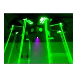 Центральний лазерний ефект BIG BEUFO 16 GREEN, image 