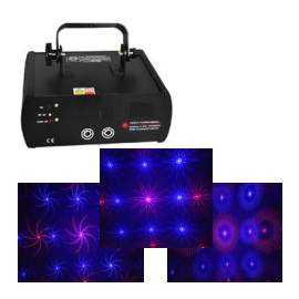 Лазер BIG BEDIVISIONPATERN RED BLUE, image 